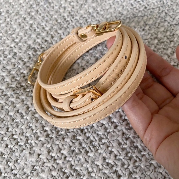 Leather Strap Replacement Cream Light Patina - Picture 2 of 6